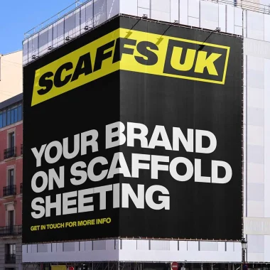 Custom Branded Scaffold Sheeting
