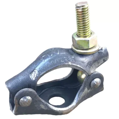 Pressed Half Swivel Coupler, Self-Coloured, With Hole